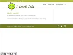 Sites similar to iteachtots.com
