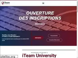 Sites similar to iteam-univ.tn