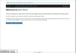 Sites similar to itemalert.com