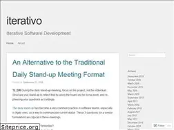 Sites similar to iterativo.wordpress.com