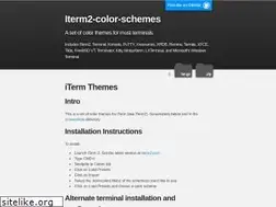 Sites similar to iterm2colorschemes.com