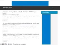 Sites similar to iterrors.com