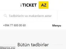 Sites similar to iticket.az