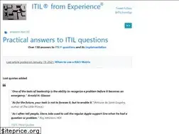 Sites similar to itilfromexperience.com