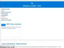 Sites similar to itineraire-metro.fr