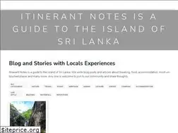 Sites similar to itinerantnotes.com