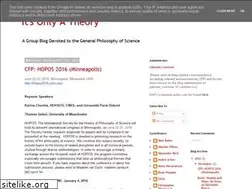 Sites similar to itisonlyatheory.blogspot.com