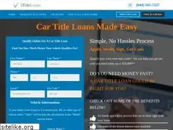 Sites similar to ititleloans.com