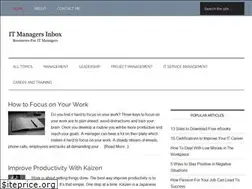 Sites similar to itmanagersinbox.com