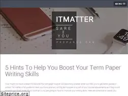 Sites similar to itmattersareyouprepared.org