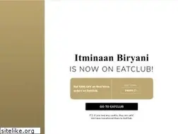 Sites similar to itminaanbiryani.in
