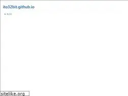 Sites similar to ito32bit.github.io