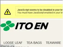 Sites similar to itoen.com