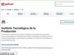 Sites similar to itp.gob.pe