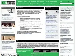 Sites similar to itresearch.ru