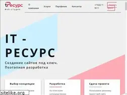 Sites similar to itresurs-web.ru