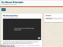 Sites similar to itsaboutprinciple.wordpress.com
