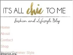 Sites similar to itsallchictome.com