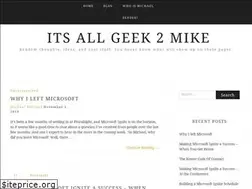 Sites similar to itsallgeek2mike.com