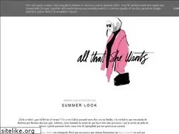 Sites similar to itsallthatshewants.blogspot.com
