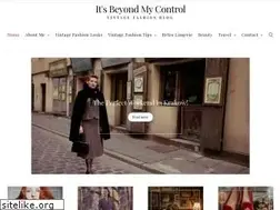 Sites similar to itsbeyondmycontrol.com