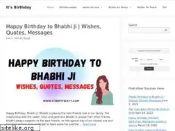 Sites similar to itsbirthdayy.com