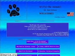 Sites similar to itsfortheanimals.org