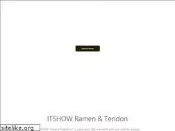Sites similar to itshowramen.com