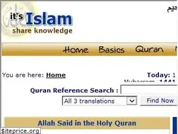 Sites similar to itsislam.com
