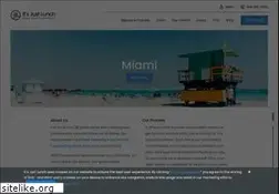 Sites similar to itsjustlunchmiami.com