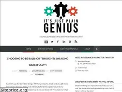 Sites similar to itsjustplaingenius.com