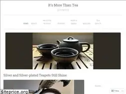 Sites similar to itsmorethantea.wordpress.com