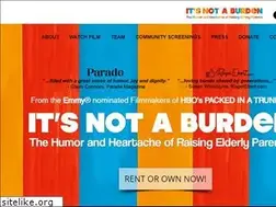Sites similar to itsnotaburden.com