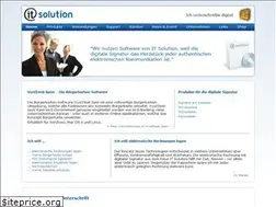 Sites similar to itsolution.at