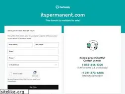 Sites similar to itspermanent.com
