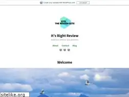 Sites similar to itsrightreview.wordpress.com