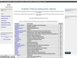 Sites similar to itswritten.com