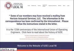 Sites similar to iuoelocal98.org