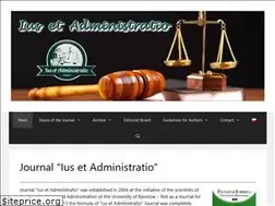 Sites similar to iusetadministratio.eu