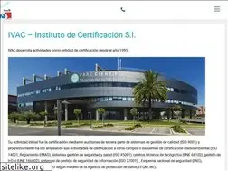 Sites similar to ivac.es