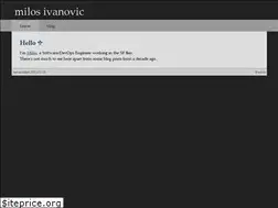 Sites similar to ivanovic.nz