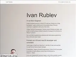 Sites similar to ivanrublev.me