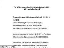 Sites similar to ivarlopriset.se