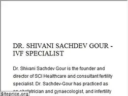 Sites similar to ivfdrshivani.blogspot.in