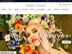 Sites similar to ivorycloset.com