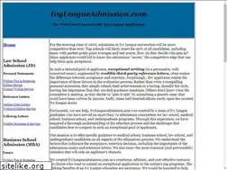 Sites similar to ivyleagueadmission.com