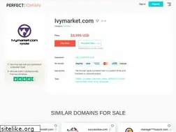 Sites similar to ivymarket.com
