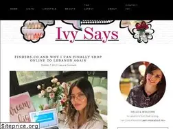 Sites similar to ivysays.com