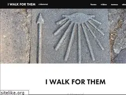 Sites similar to iwalkforthem.com