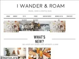 Sites similar to iwanderandroam.com